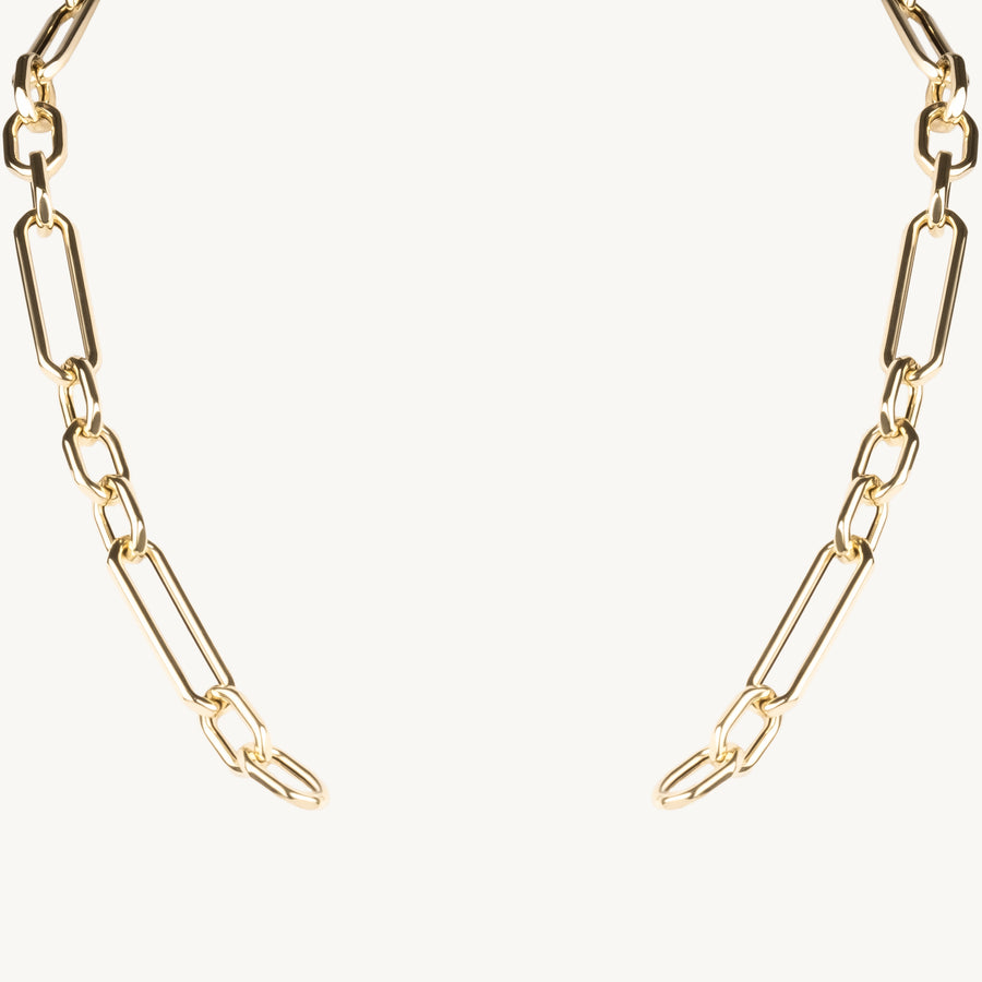Gold Open-Ended Chain Necklace